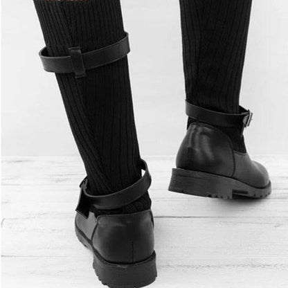 Isabelle Moreau | Knitted Leather Boots