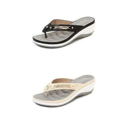 Alice Leroy | Soft Padded Flip Flops Thong Sandals