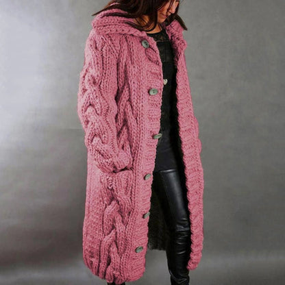 Pauline Laurent | Cozy knitted coat for women