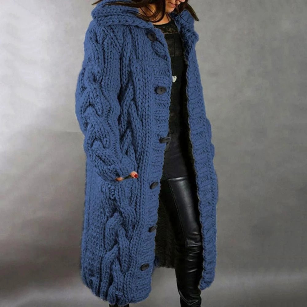 Pauline Laurent | Cozy knitted coat for women