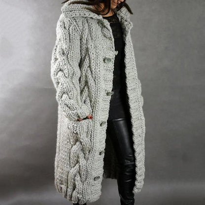 Pauline Laurent | Cozy knitted coat for women