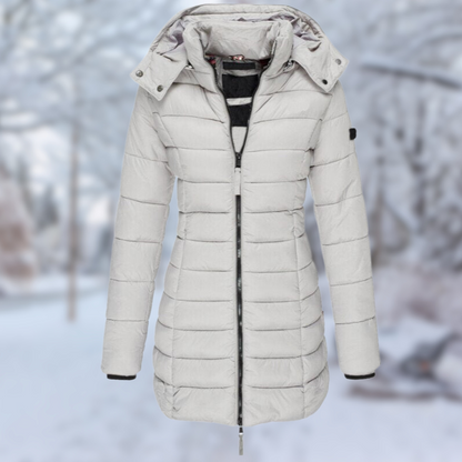 Océane Dubois | Stylish Mid-Length Winter Coat